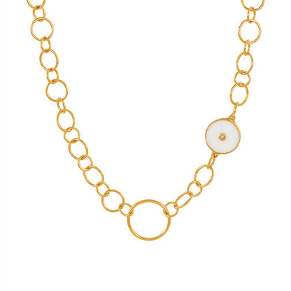 Collar Basil Pigmento Blanco