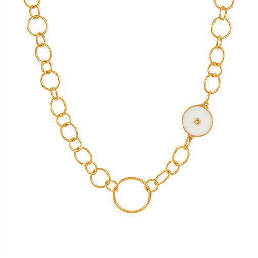 Collar Basil Pigmento Blanco
