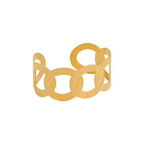 Cuff Calado Eslabon Mediano