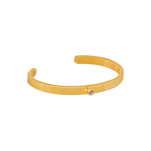 Cuff Plana Cristal Base