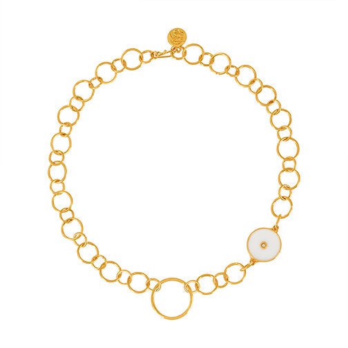 Collar Basil Pigmento Blanco