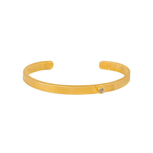 Cuff Plana Cristal Base