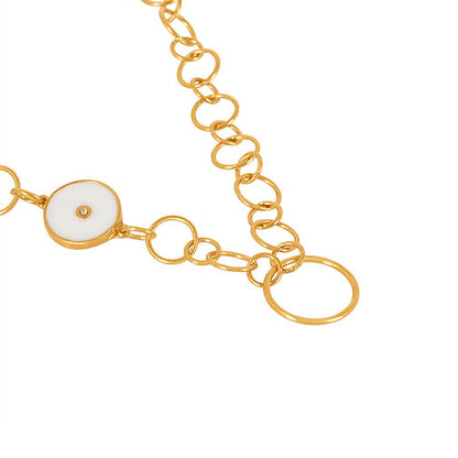 Collar Basil Pigmento Blanco