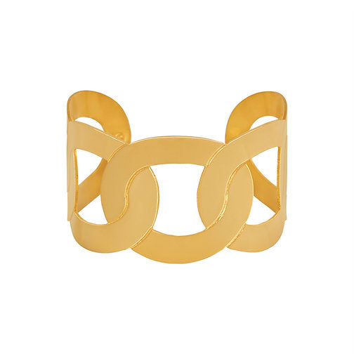 Cuff Calado Eslabon Grande