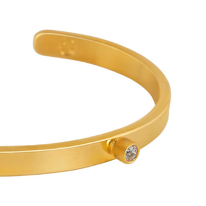 Cuff Plana Cristal Base