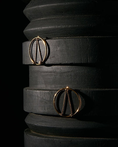 Aretes Cetro Medianos Colgantes