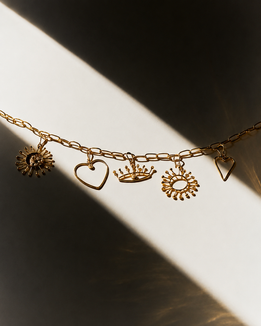 NAT 5 CHARM NECKLACE