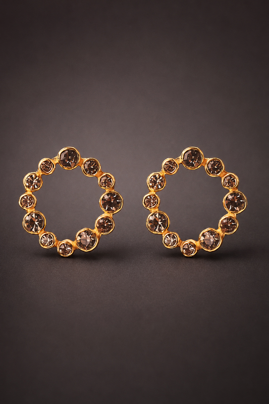 Gaynor 1-Circle Earrings
