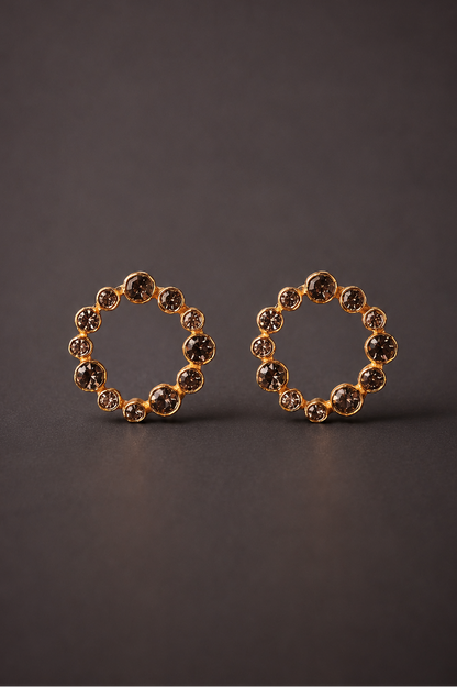 Gaynor 1-Circle Earrings