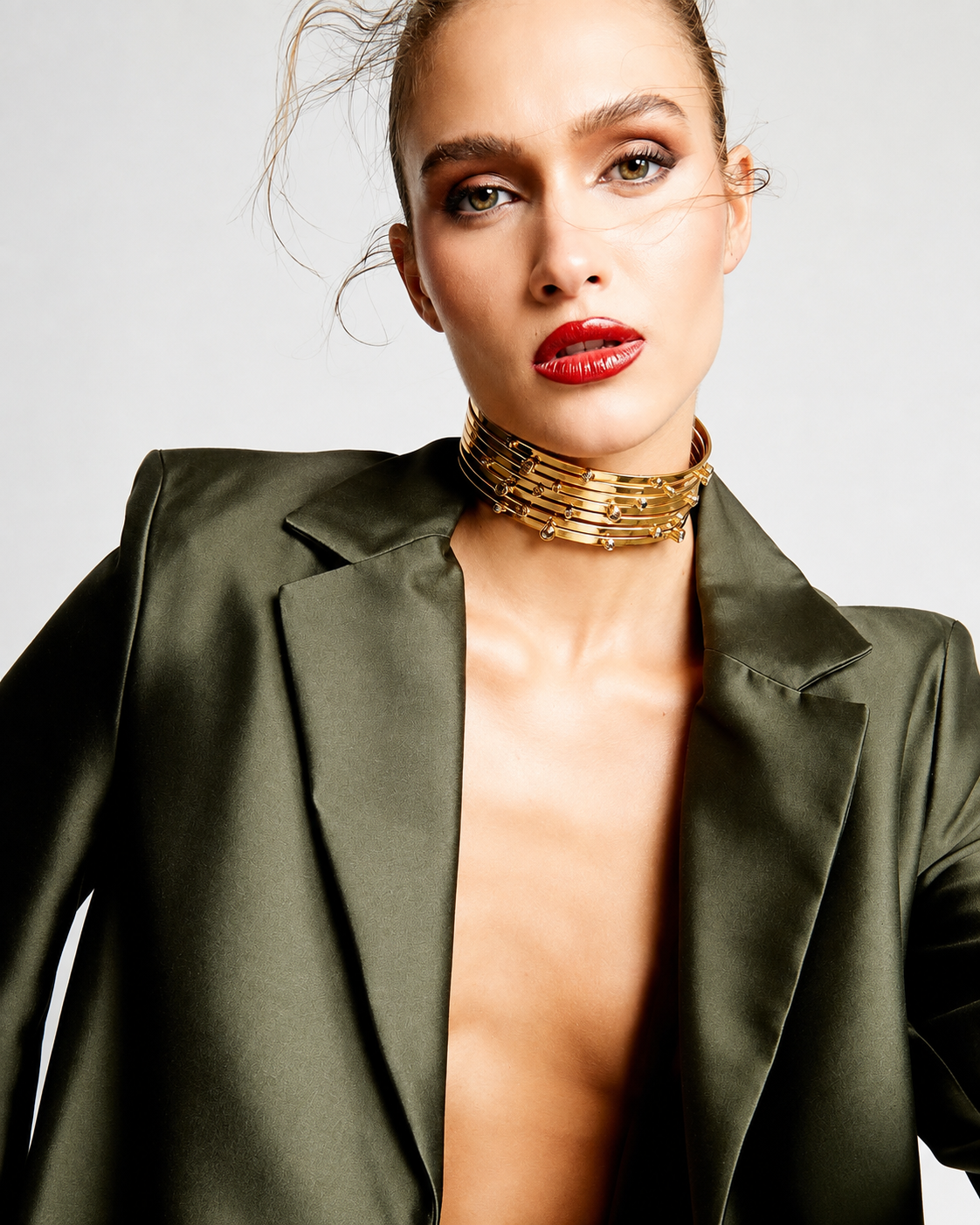 Choker Buril Cristales