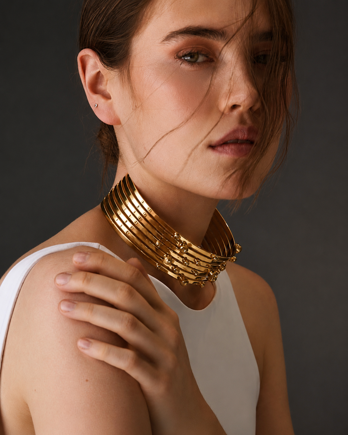 Choker Buril Cristales