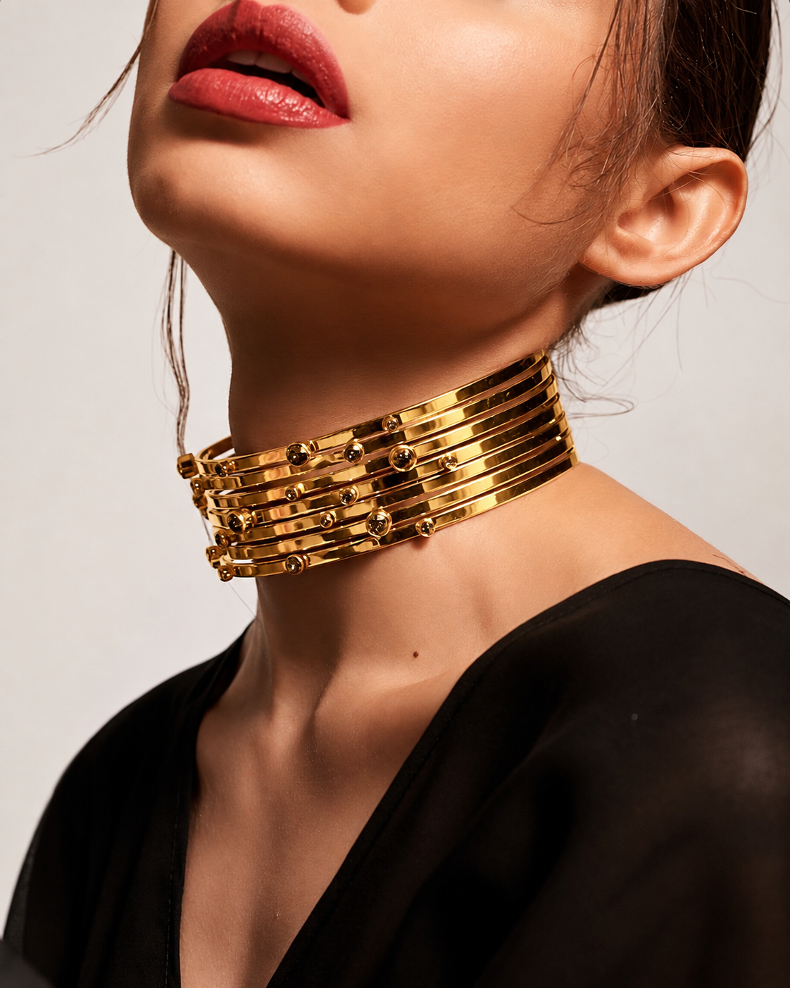 Choker Buril Cristales