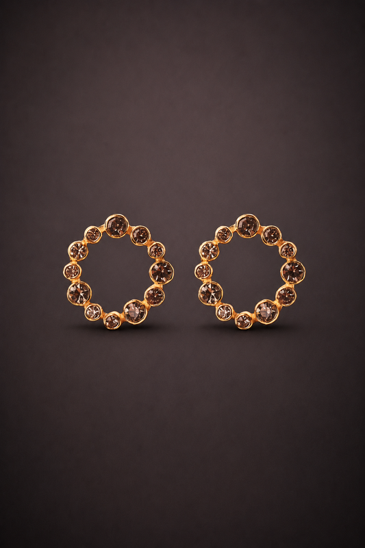 Gaynor 1-Circle Earrings
