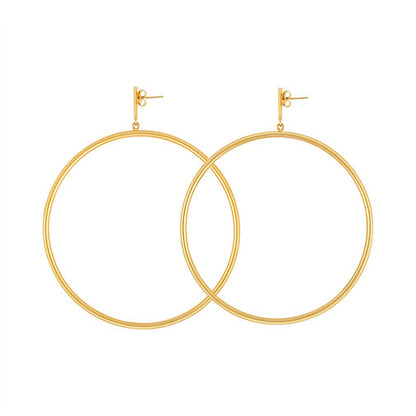 Aretes Milan Medianos Pulidos